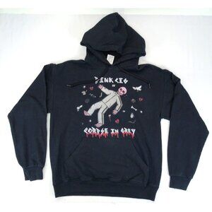 Pink Cig Band Corpse in Grey Album Concert Hoodie Sweatshirt Size M‎ Rare Tour